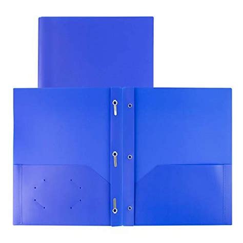 plastic folders with pockets and prongs|Dunwell Plastic Pocket Folders with Prongs .